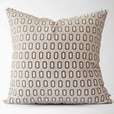 Eleanora Taupe Pillow Covers - Set of 3