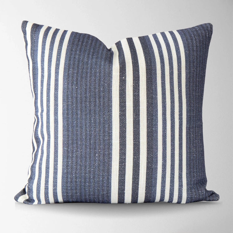 Oceane Coastal Blue Pillow Covers - Set of 3