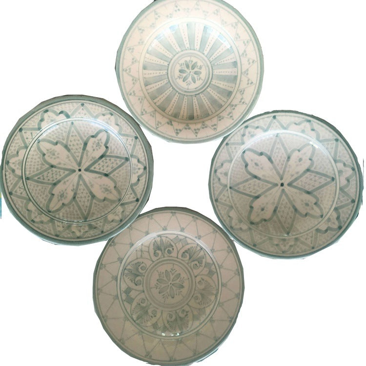 Safi Ceramic Appetizer Plates - Set of 4